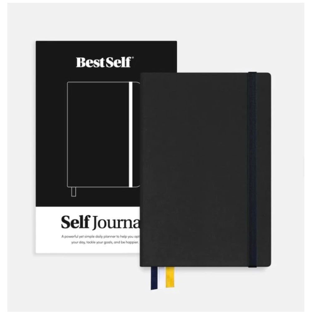 BestSelf Black Journal with Elastic Band NIB